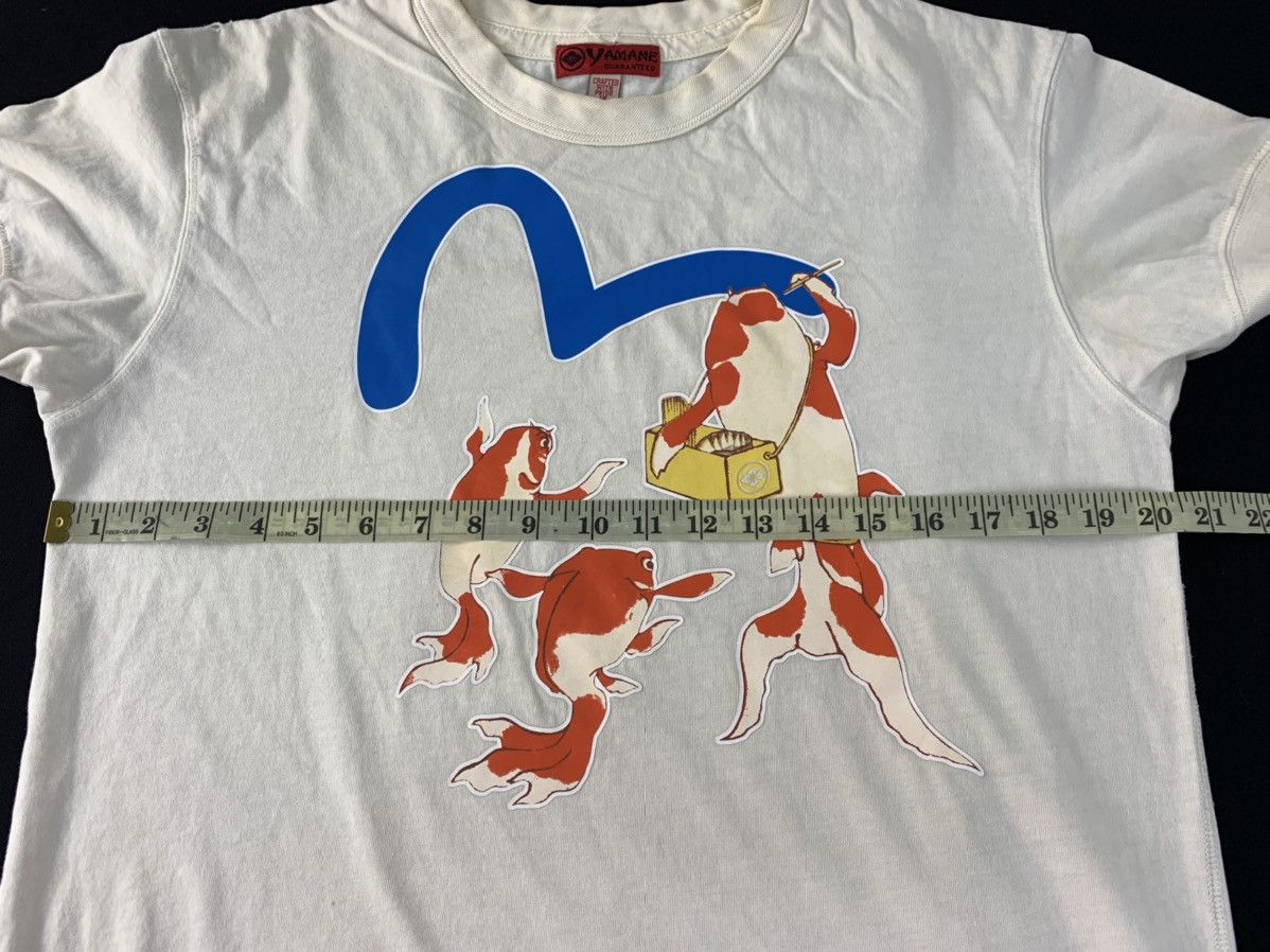 Evisu Evisu Yamane Guaranteed Stevie Kau Made Koi Fish Tee Size L / US 10 / IT 46 - 9 Thumbnail