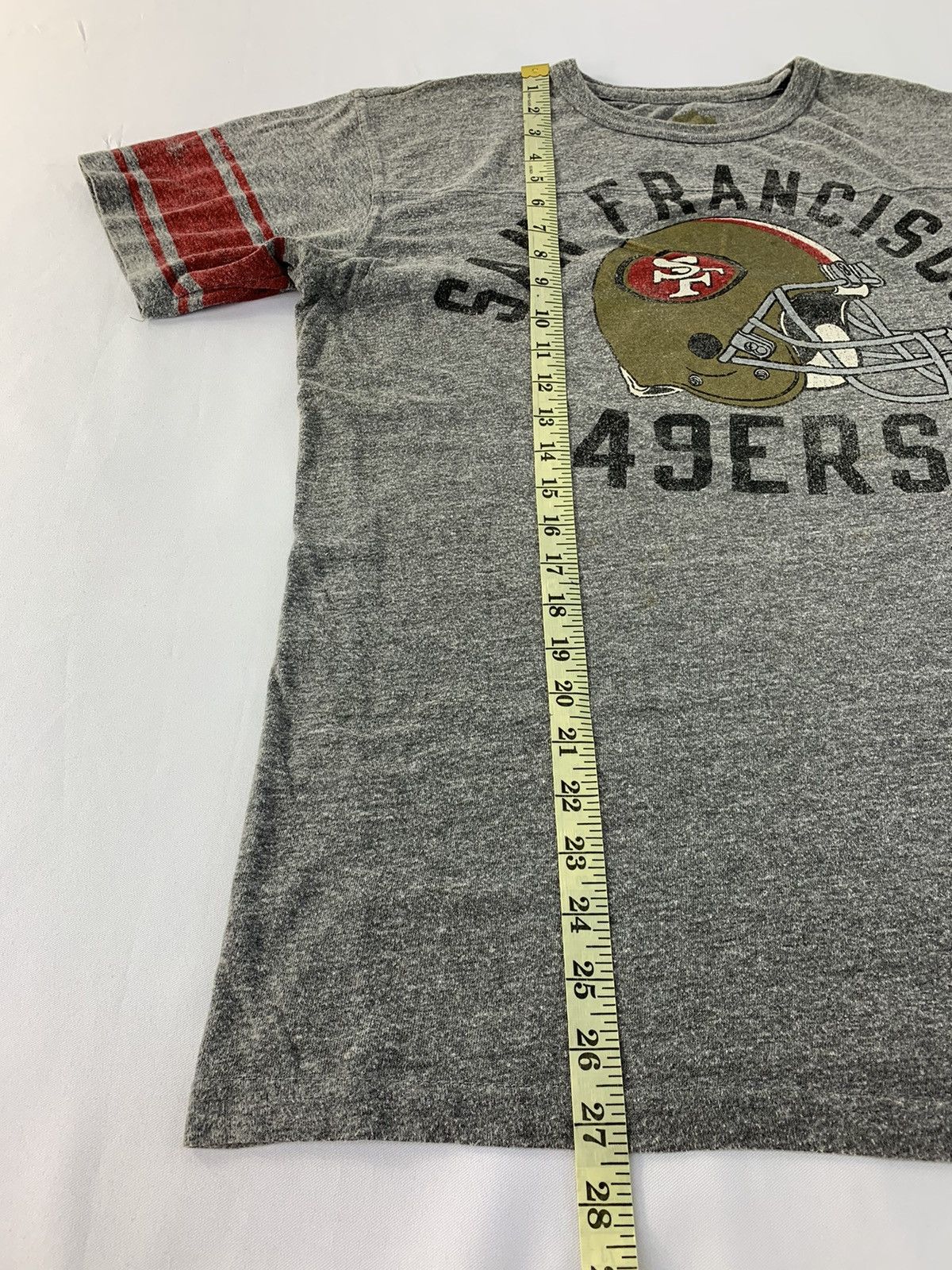 NFL Hype NFL San Francisco 49ers Striped Sleeve Crewneck Tee Size US L / EU 52-54 / 3 - 9 Thumbnail