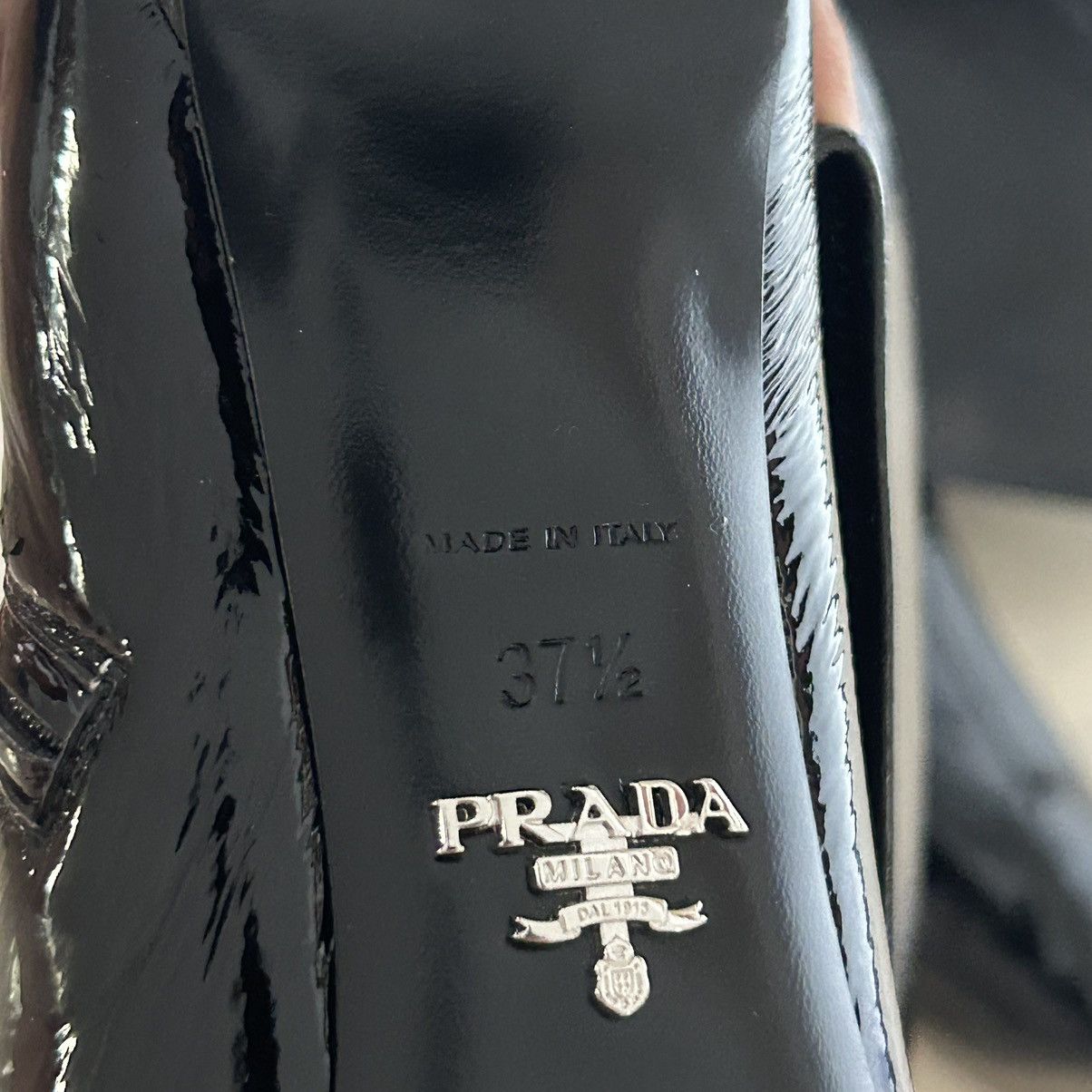 Prada New Prada Faux Leather Over The Knee Boots Size 37.5 Size US 7.5 / IT 37.5 - 5 Thumbnail