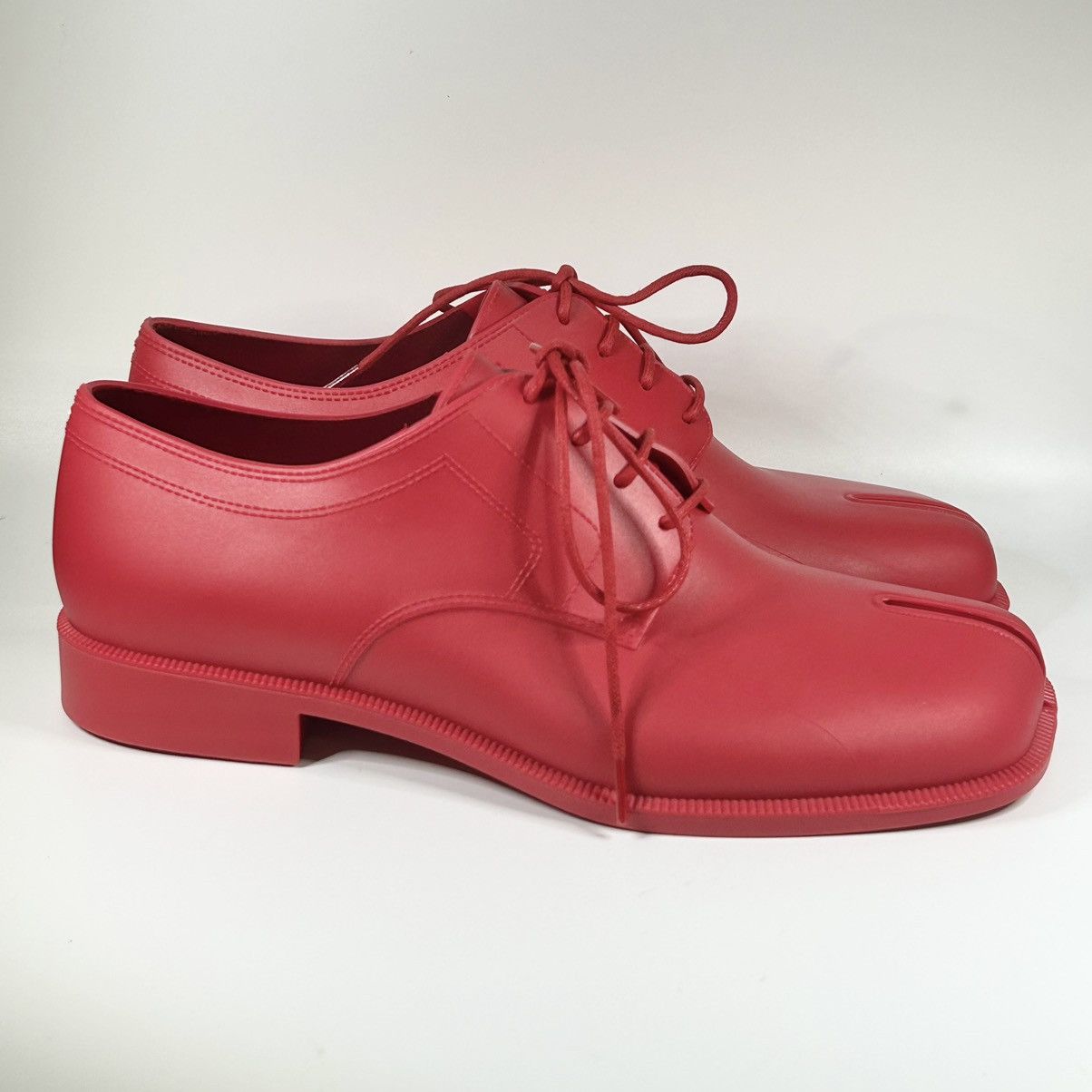 Maison Margiela New Maison Margiela Rubber Derby Tabi Shoes Size 41 Size US 8 / EU 41 - 2 Thumbnail