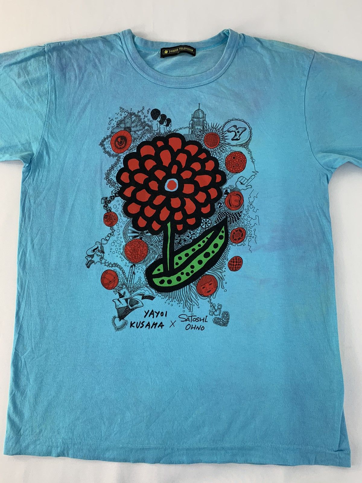 Japanese Brand 24 Hour Television Yayoi Kusama X Satoshi Ohni Floral Print Size US M / EU 48-50 / 2 - 3 Thumbnail
