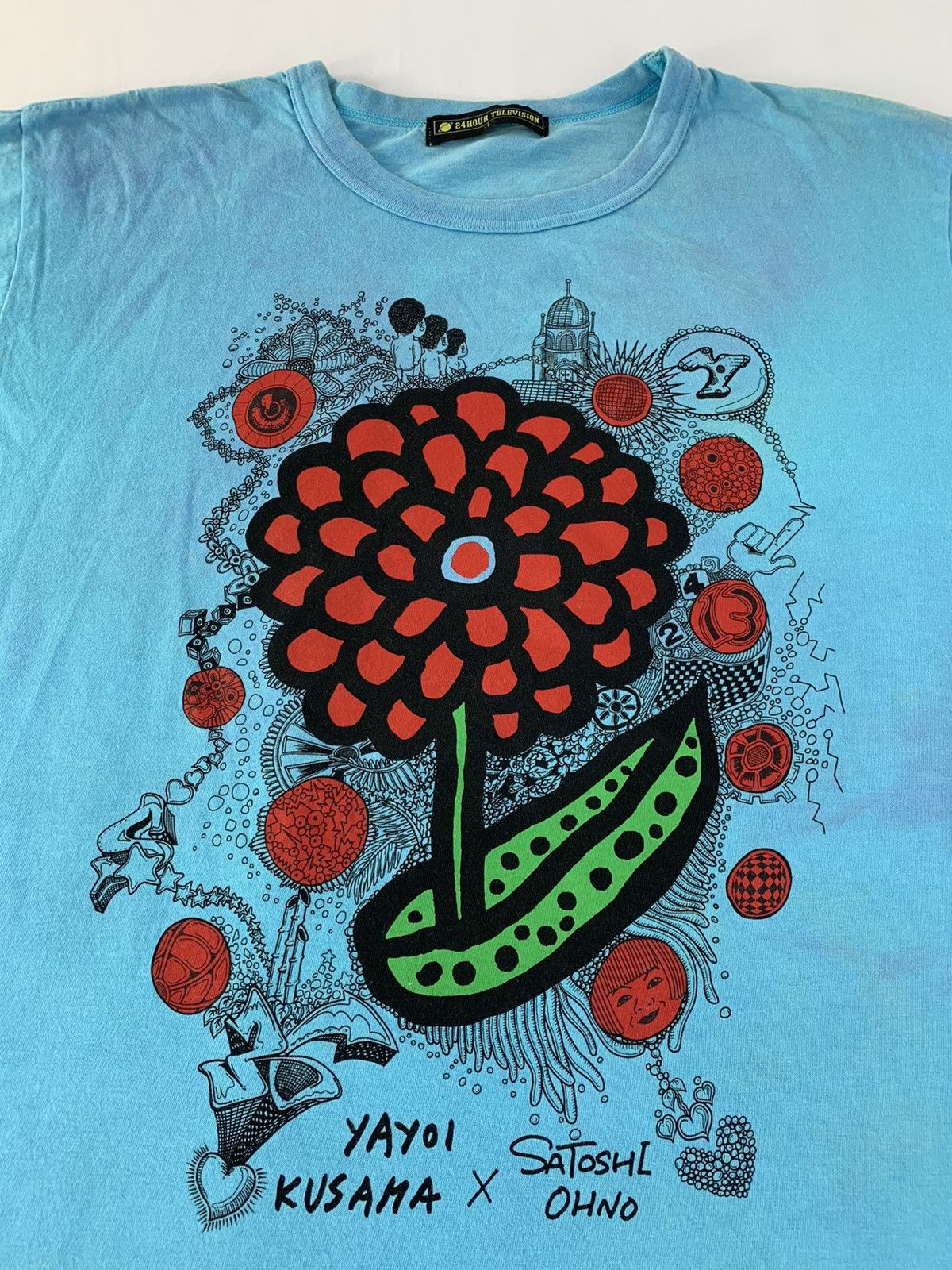 Japanese Brand 24 Hour Television Yayoi Kusama X Satoshi Ohni Floral Print Size US M / EU 48-50 / 2 - 4 Thumbnail