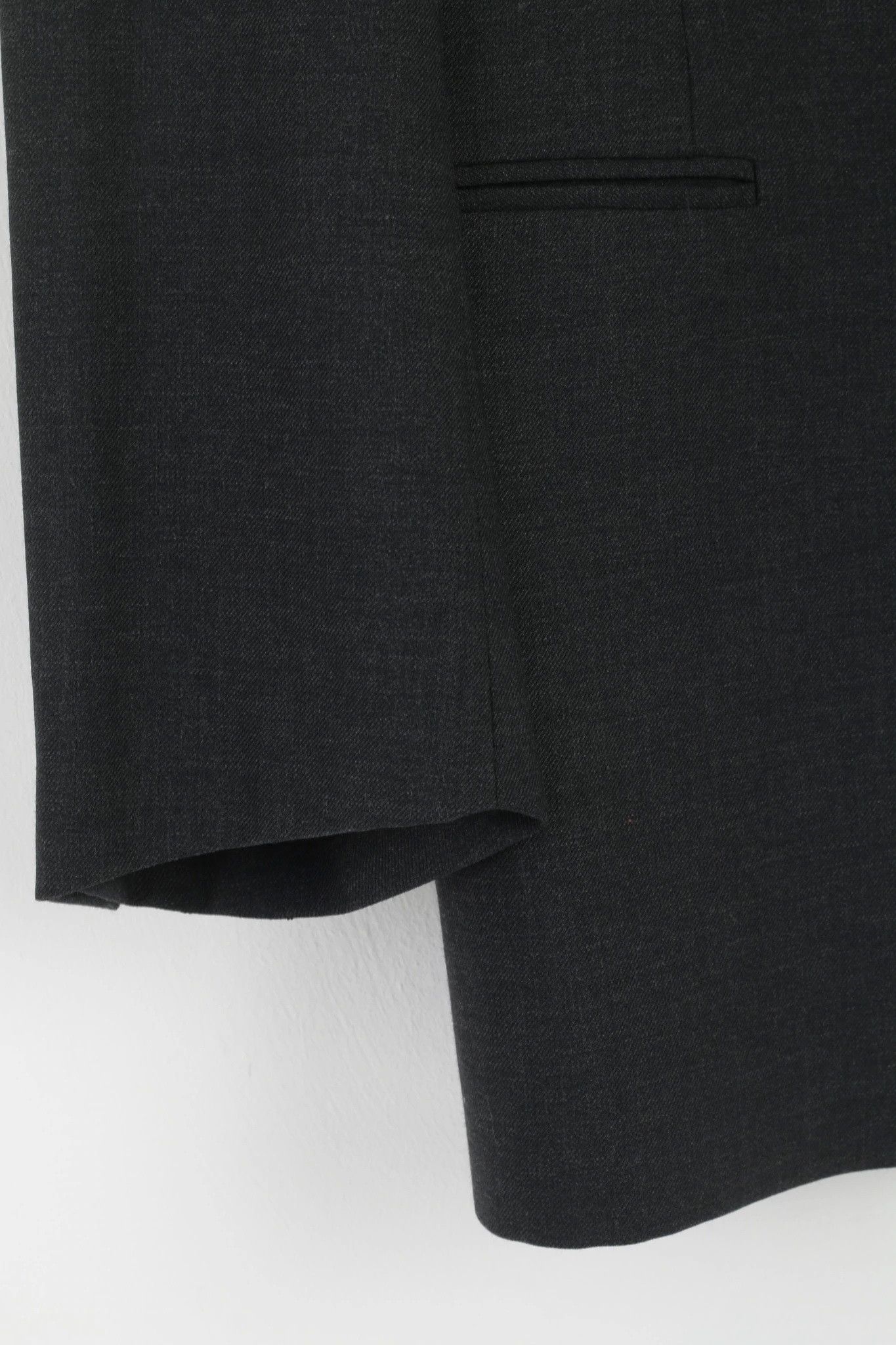 Emporio Armani Emporio Armani Men 54 44 Blazer Charcoal Vintage 1221 Size 44R - 4 Thumbnail