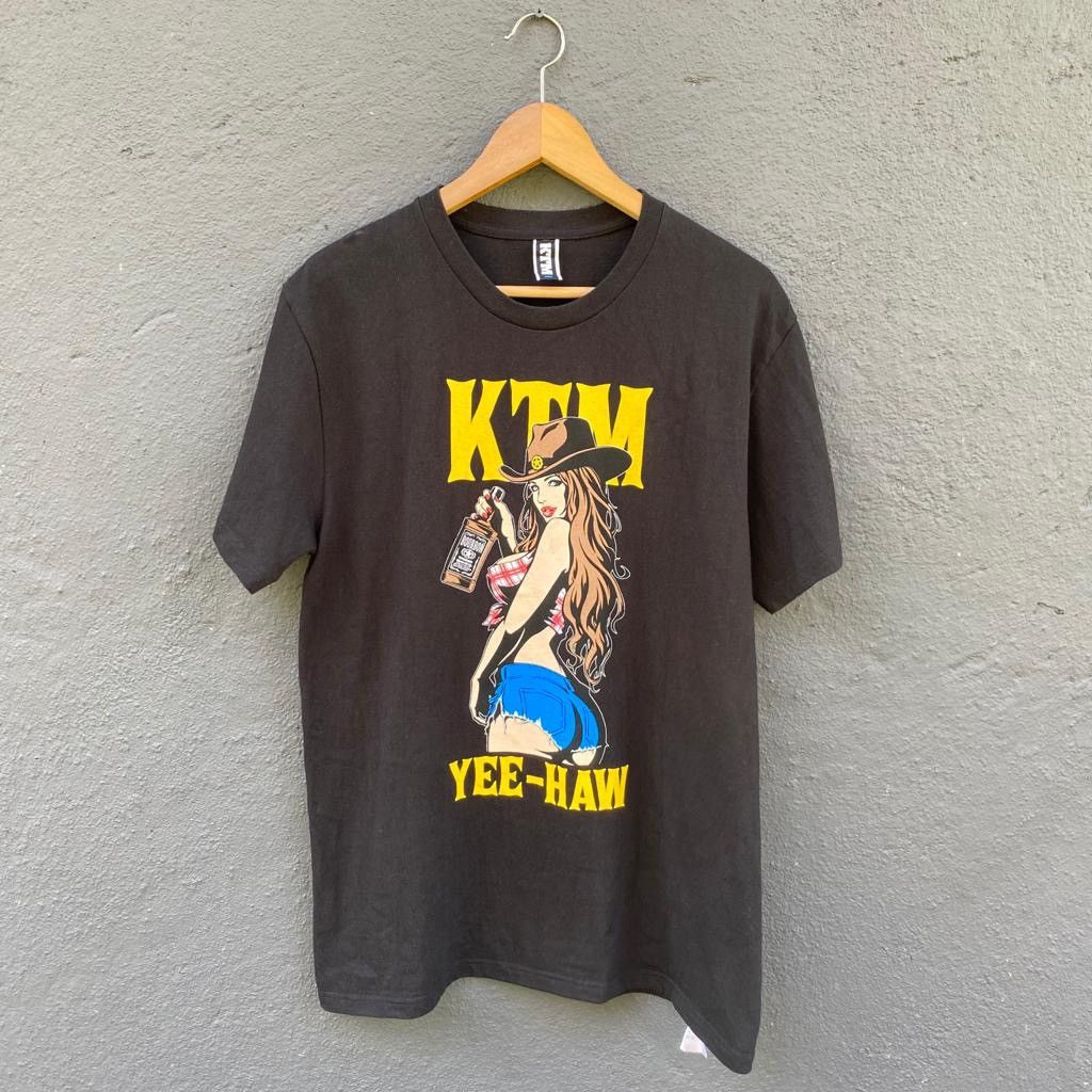 Thrashed Faded Vintage Sexy Girl KTM Tee