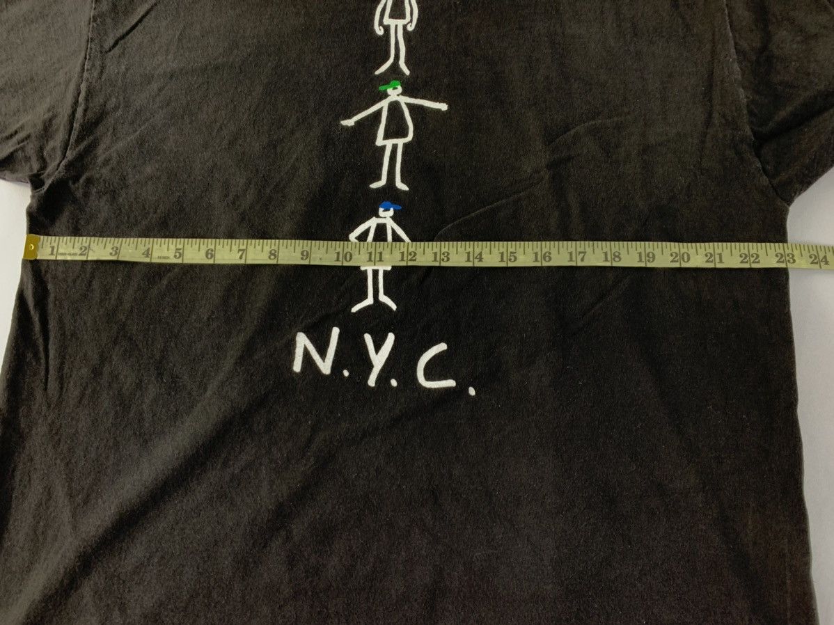 Vintage 90s NYC New York City Stick Man Printed Tee Size US XL / EU 56 / 4 - 8 Thumbnail
