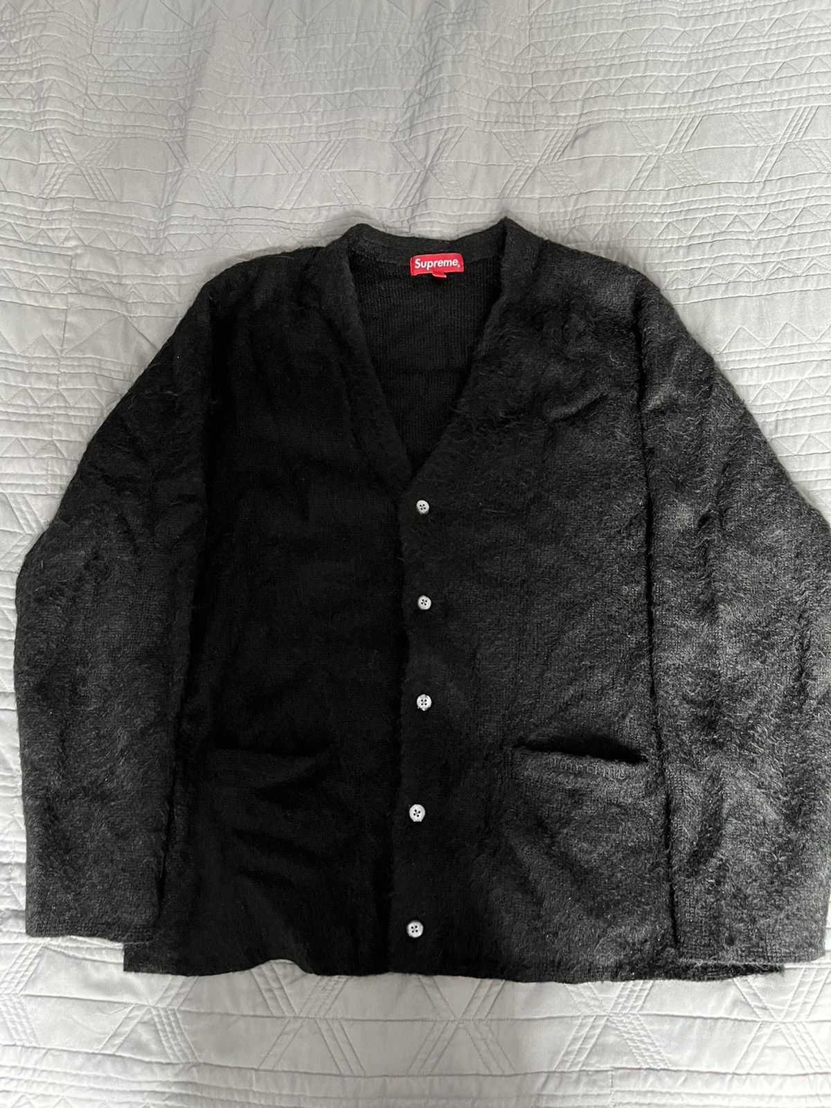Supreme Supreme Brushed Mohair Cardigan | Grailed