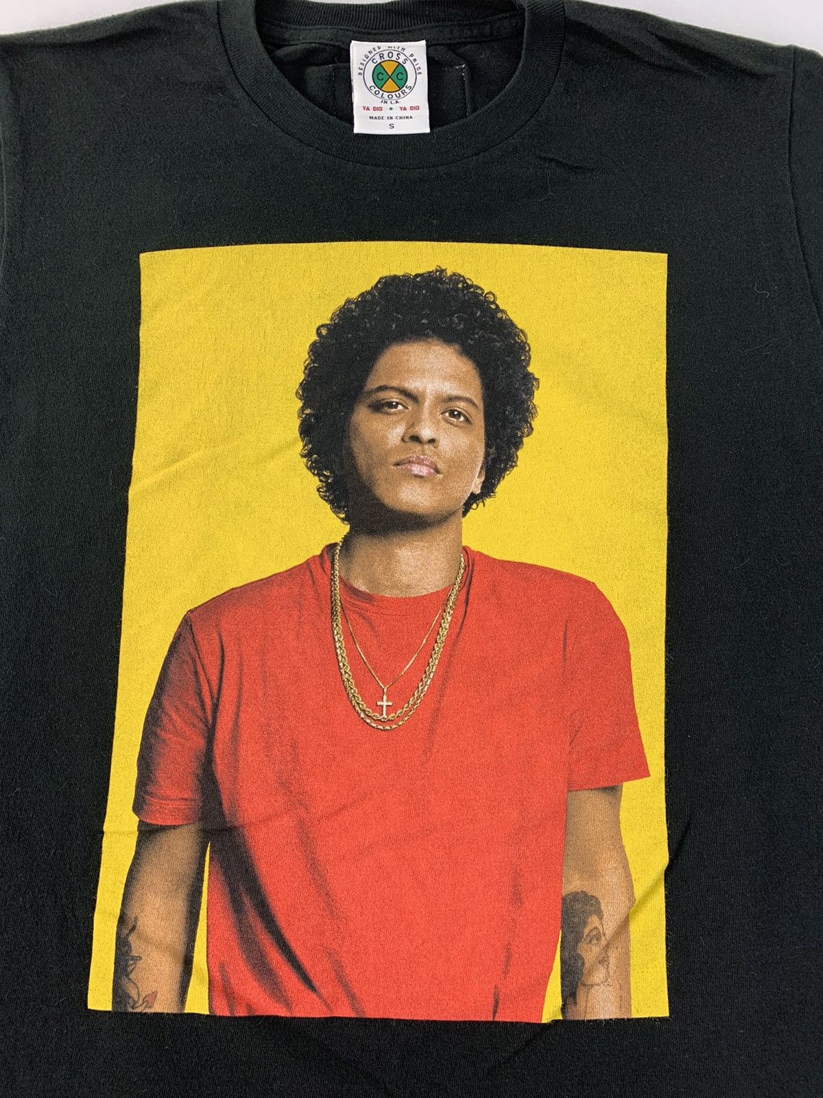 Band Tees Cross Colour X Bruno Mars 24k Magic Asian World Tour Tee Size US S / EU 44-46 / 1 - 4 Thumbnail
