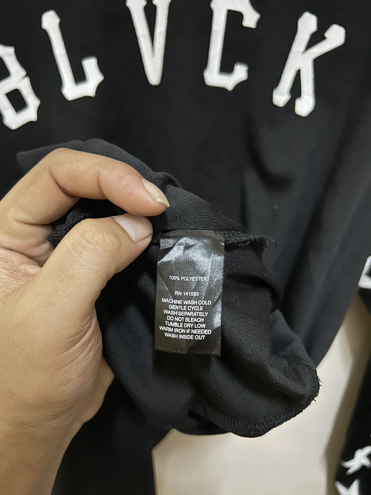 Black Scale 💥BLACK SCALE JERSEY BLVCK STAR🔥 Size US XL / EU 56 / 4 - 12 Thumbnail