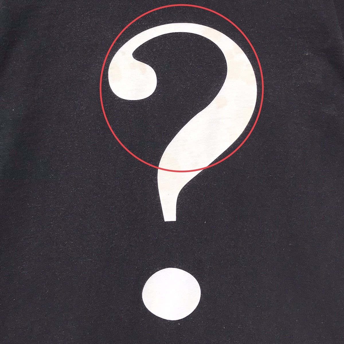 Vintage Vintage 90s CG Design 94 Question Mark Tee Sun Faded Size US M / EU 48-50 / 2 - 14 Thumbnail