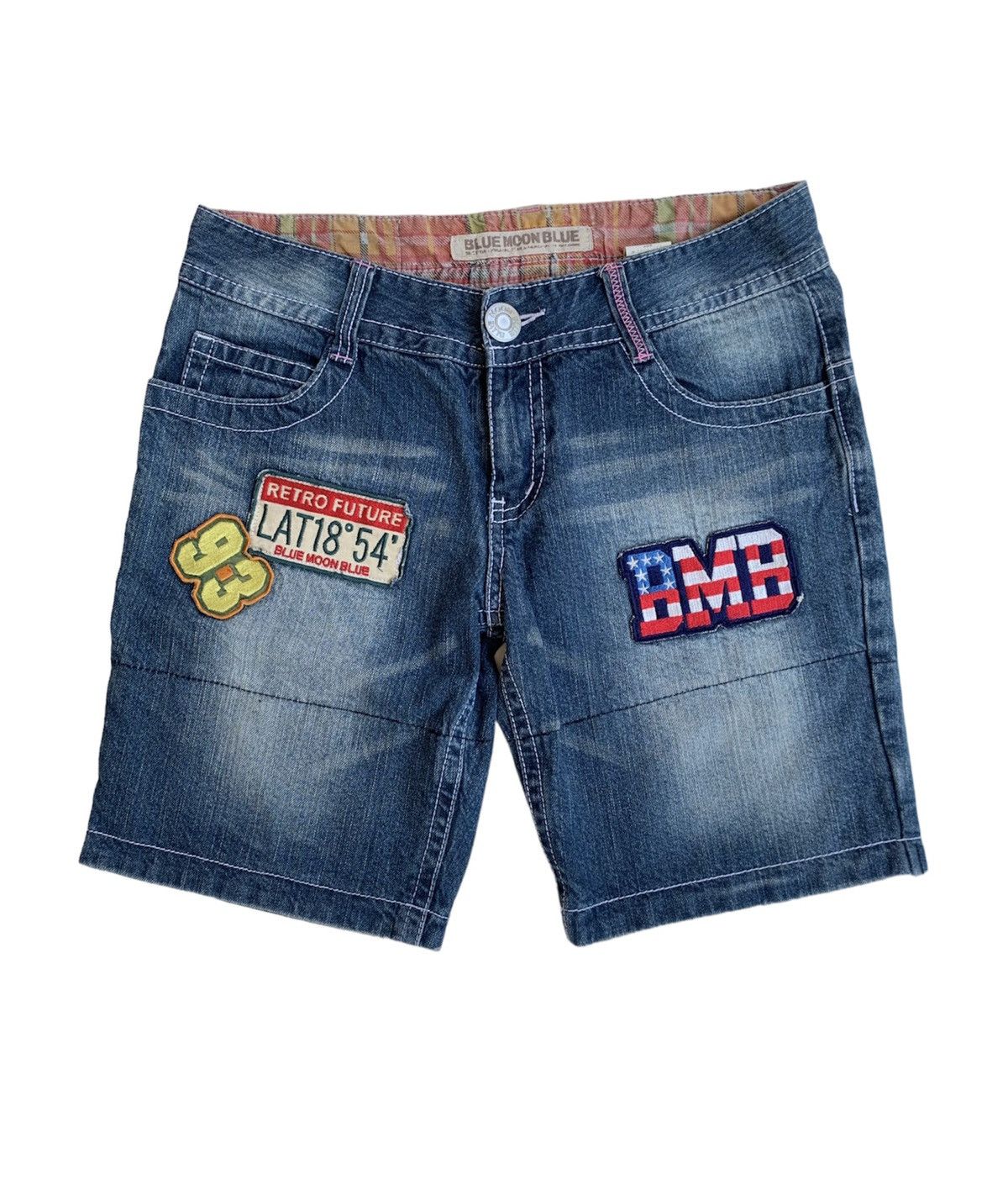 image of 20471120 x Hysteric Glamour Blue Moon Blue Jeans Embroidered Y2K , Men's (Size 27)