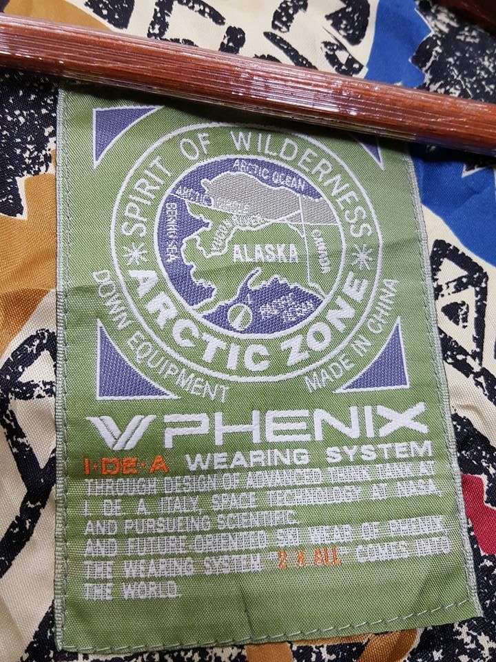 Japanese Brand PHENIX Down Equipment Bomber Style Spellout Ski Jacket Size US M / EU 48-50 / 2 - 12 Thumbnail