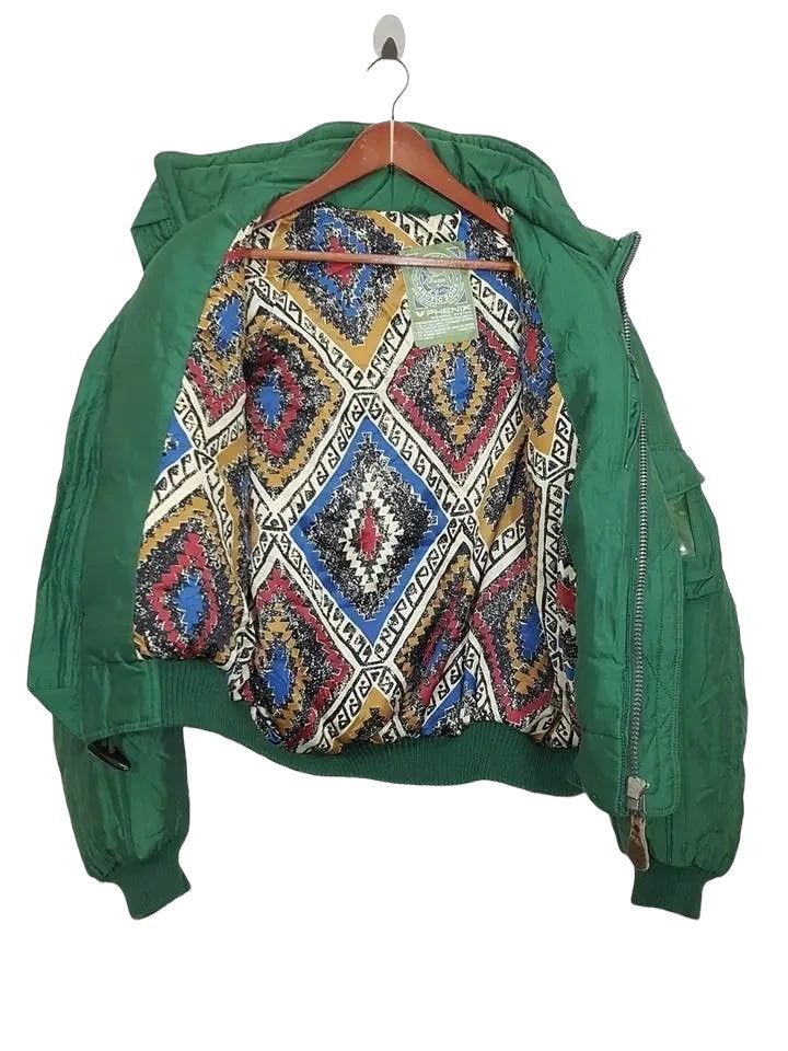 Japanese Brand PHENIX Down Equipment Bomber Style Spellout Ski Jacket Size US M / EU 48-50 / 2 - 3 Thumbnail
