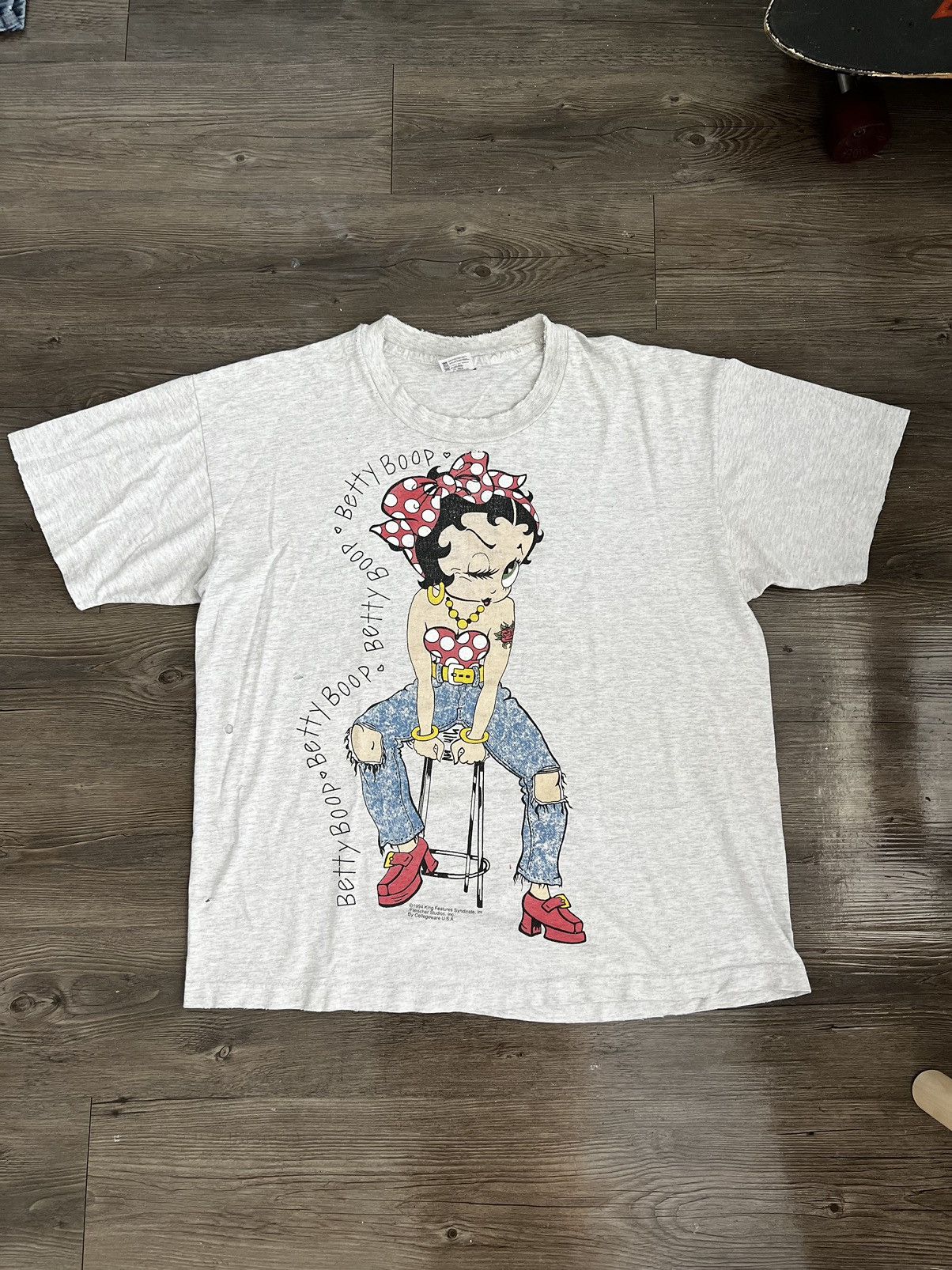 Vintage 1994 Betty Boop X Bugle Boy Deadstock Long Sleeve cheapest Single Stitch Shirt