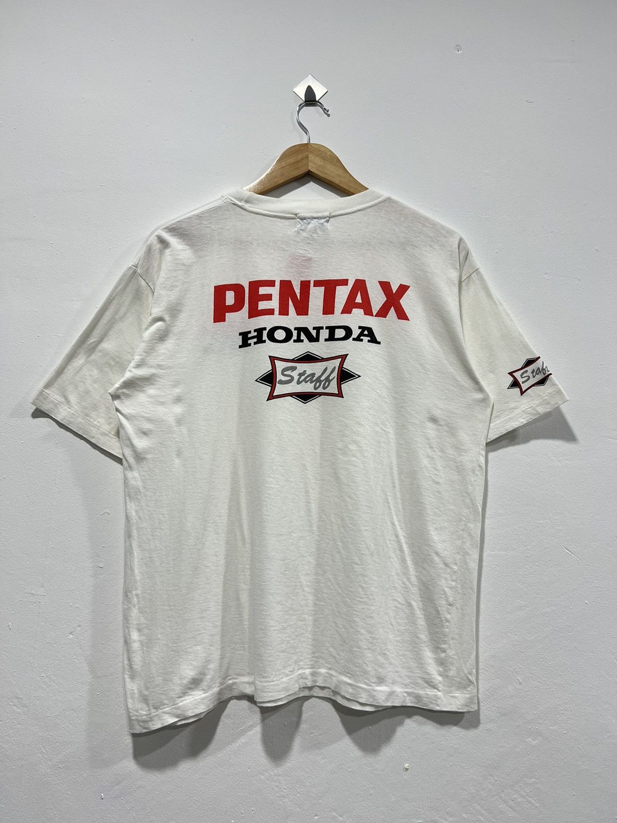Vintage 80s Honda Pentax Racing Team Rare Tshirt