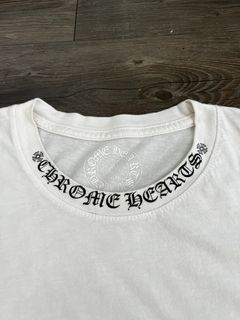 chrome Hearts #14 Neck Print Pocket T-shirt Black Size: SizeL