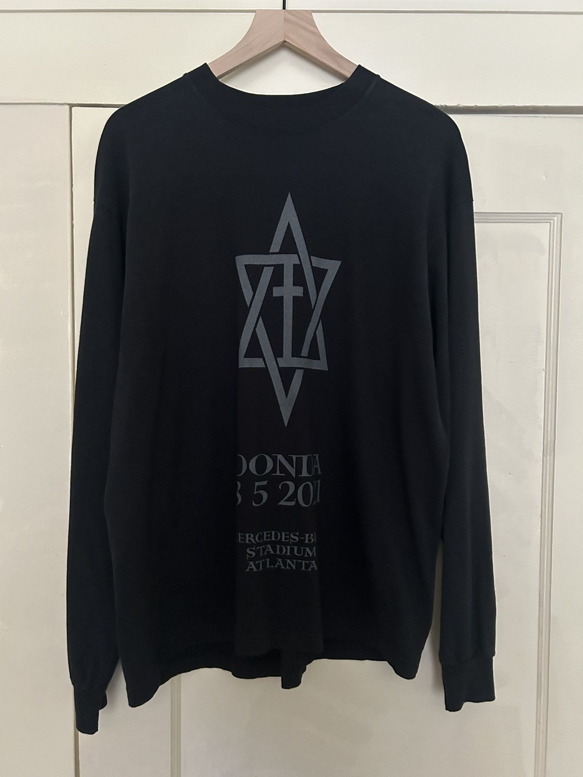 Kanye West Kanye West Donda Longsleeve Black | Grailed