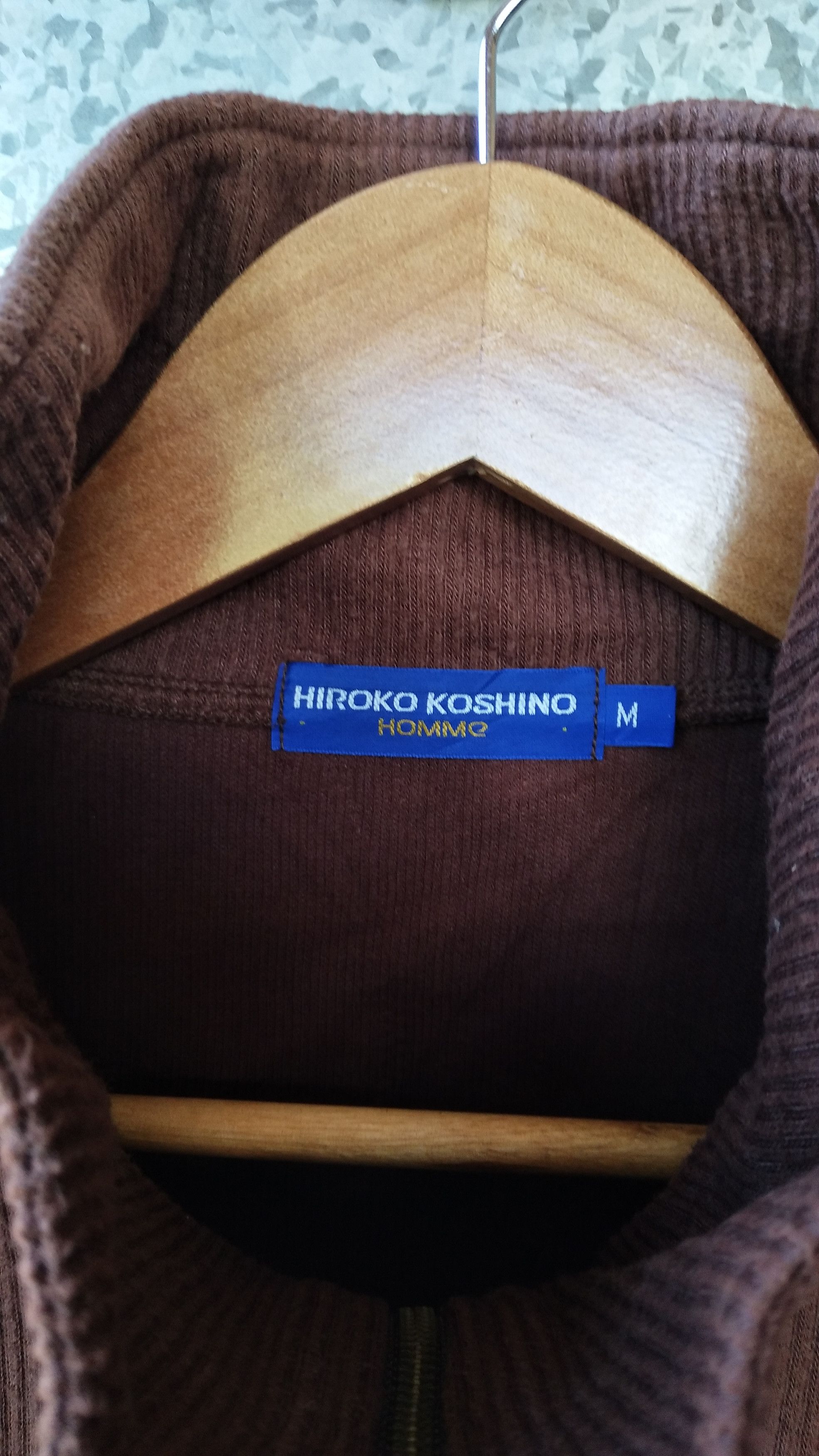 Hiroko Koshino Homme 🔥 Hiroko Koshino Homme long sleeve half zipper sweater Size US M / EU 48-50 / 2 - 4 Thumbnail