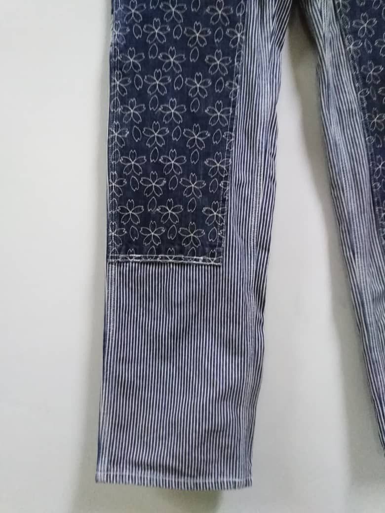 Visvim Vintage Karakuri Japan Double Knee Sashiko Stitch Hickory Size US 30 / EU 46 - 11 Thumbnail