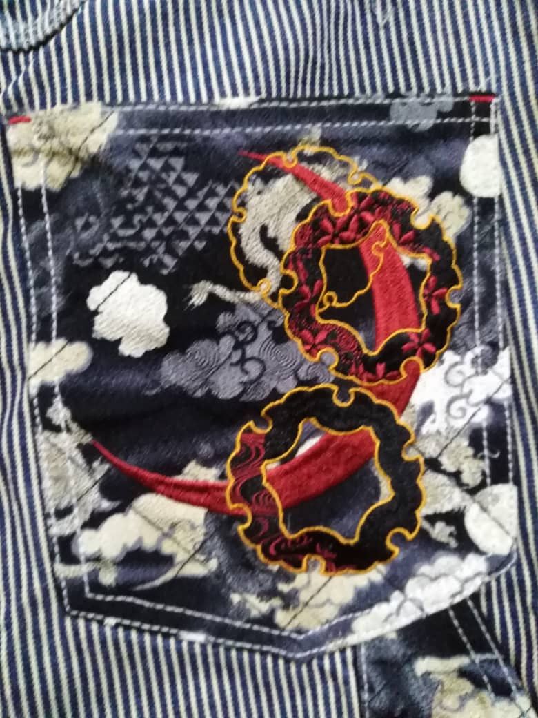 Visvim Vintage Karakuri Japan Double Knee Sashiko Stitch Hickory Size US 30 / EU 46 - 19 Thumbnail