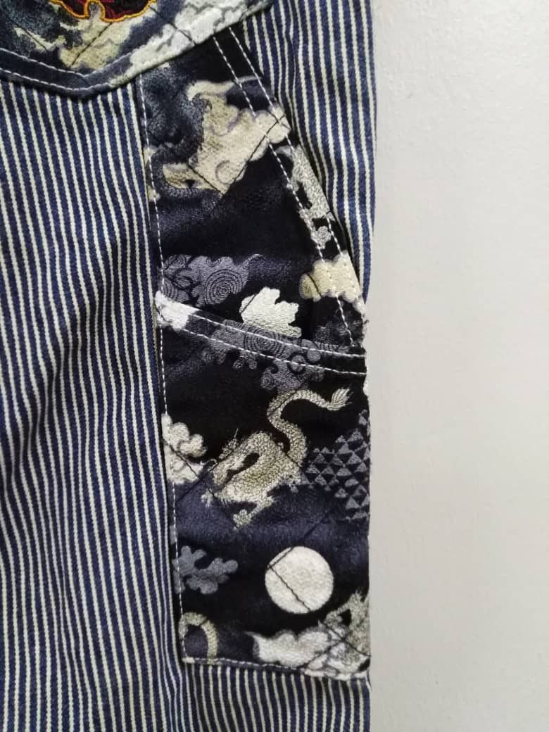 Visvim Vintage Karakuri Japan Double Knee Sashiko Stitch Hickory Size US 30 / EU 46 - 21 Thumbnail