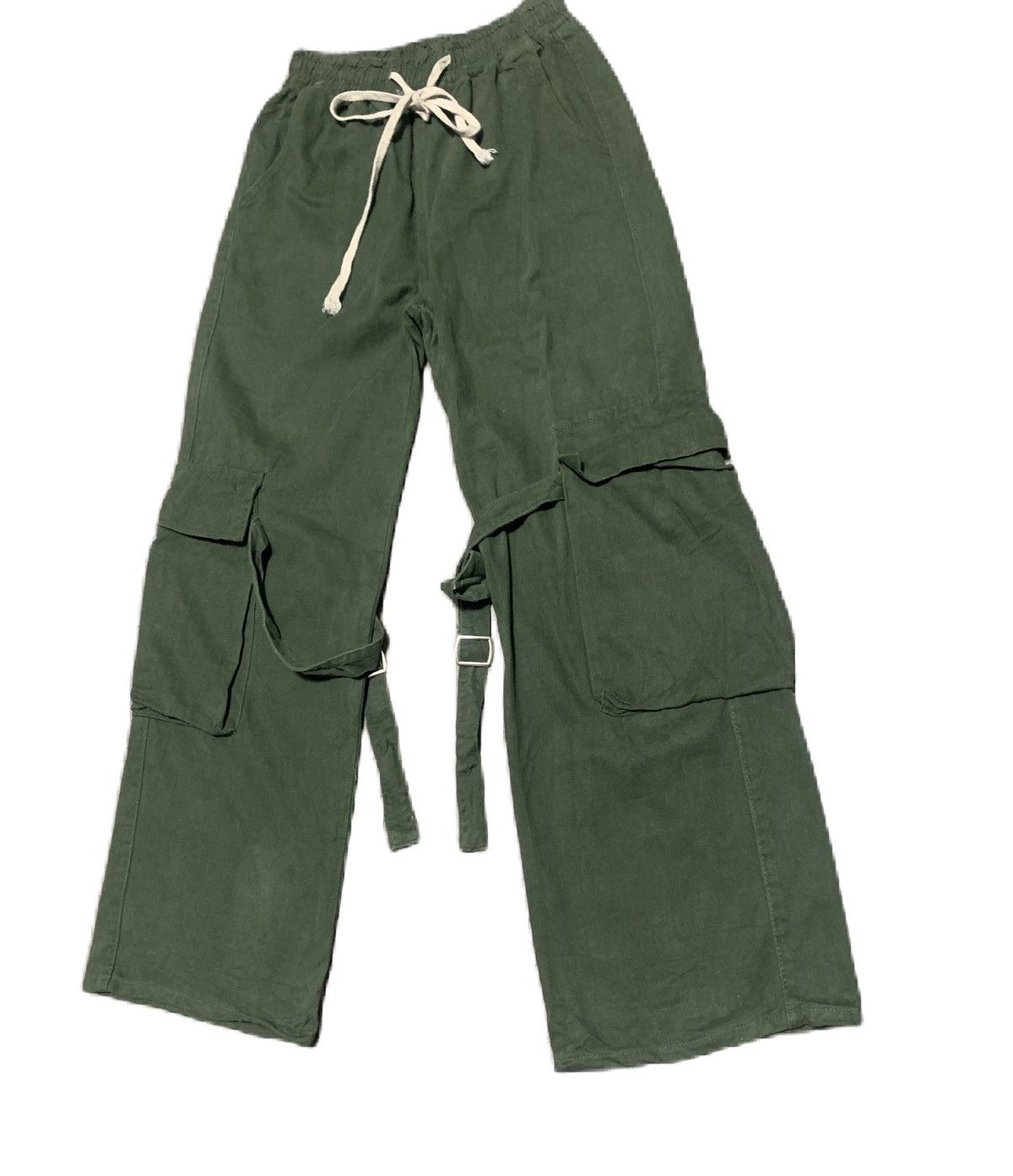 If Six Was Nine Vintage 90s Bondage Cargo Pants Big Pocket Size US 28 / EU 44 - 2 Thumbnail