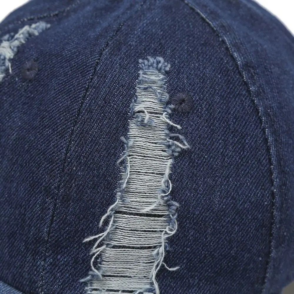 Japanese Brand Ripped Vintage Cap Size ONE SIZE - 3 Thumbnail