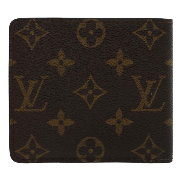 Louis Vuitton Authentic Monogram Trifold Purse Wallet Auth LV