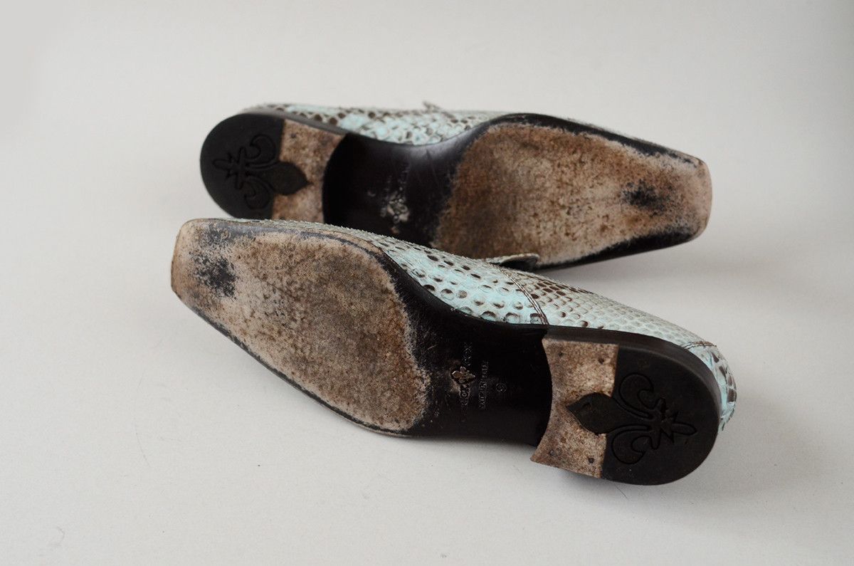 Talons Patrick Cox En Cuir Bronzé – Taille 37,5/7M – État Très Bon