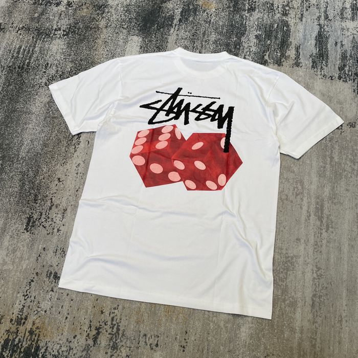 Stussy STUSSY TSHIRT DICED - WHITE | Grailed