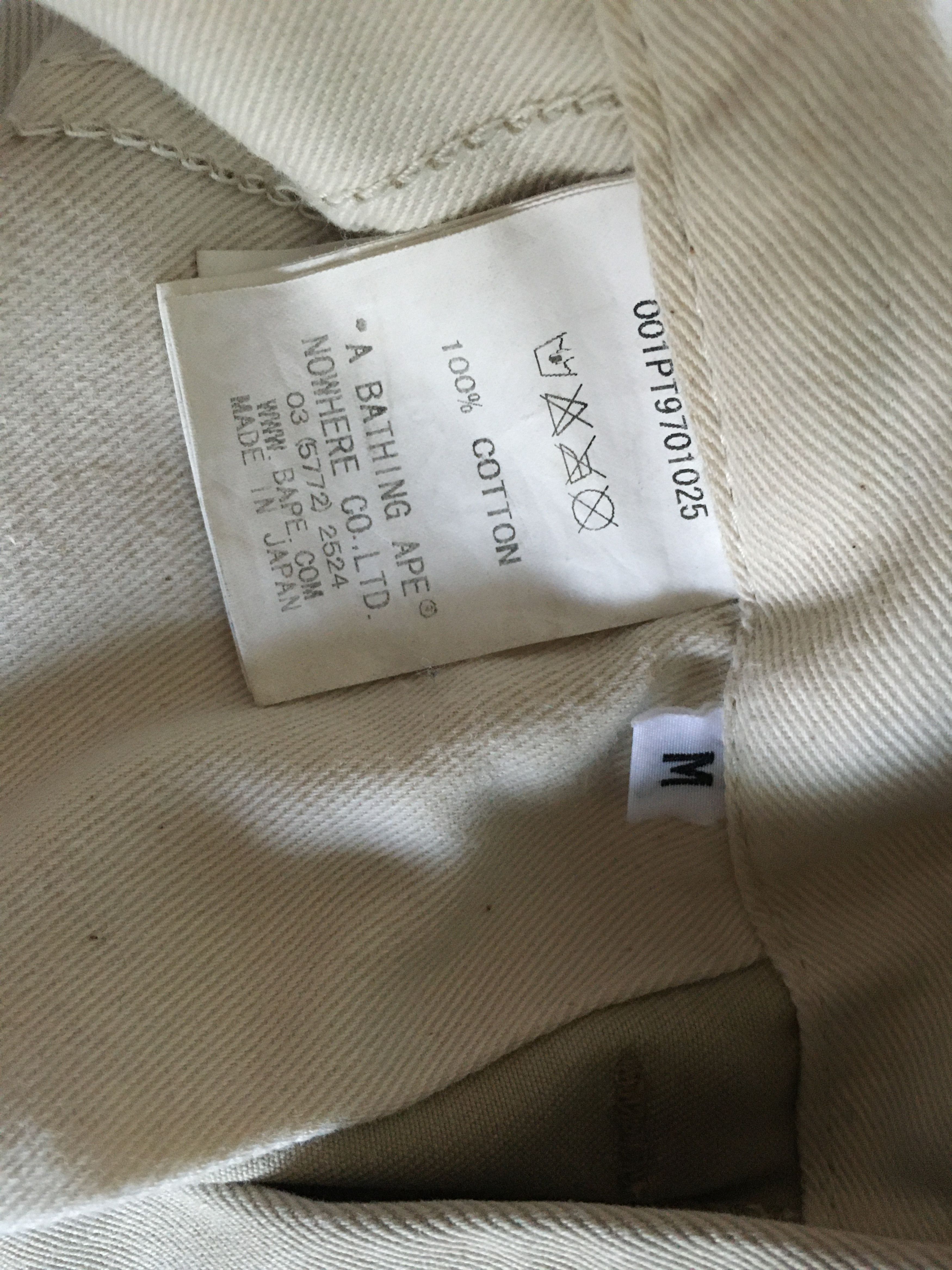 Bape OG Bape Logo Pain Splat Chino Pants Size US 32 / EU 48 - 12 Thumbnail