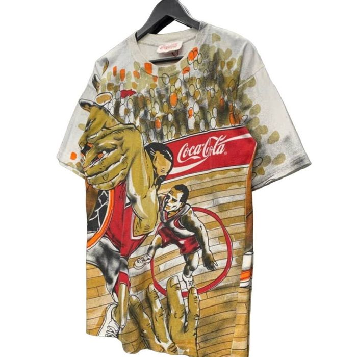 1994 Coca Cola Cowboy Vintage AOP Tee Shirt Coke
