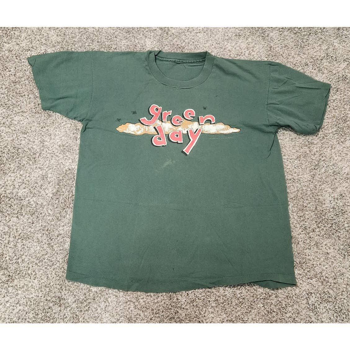 Vintage Vintage 90s 1994 Single Stitched Green Day Dookie T Shirt | Grailed