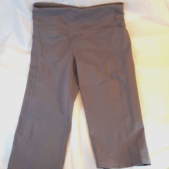 Designers Original DSG Women's Leggings Pants Gray Stretch Cropped