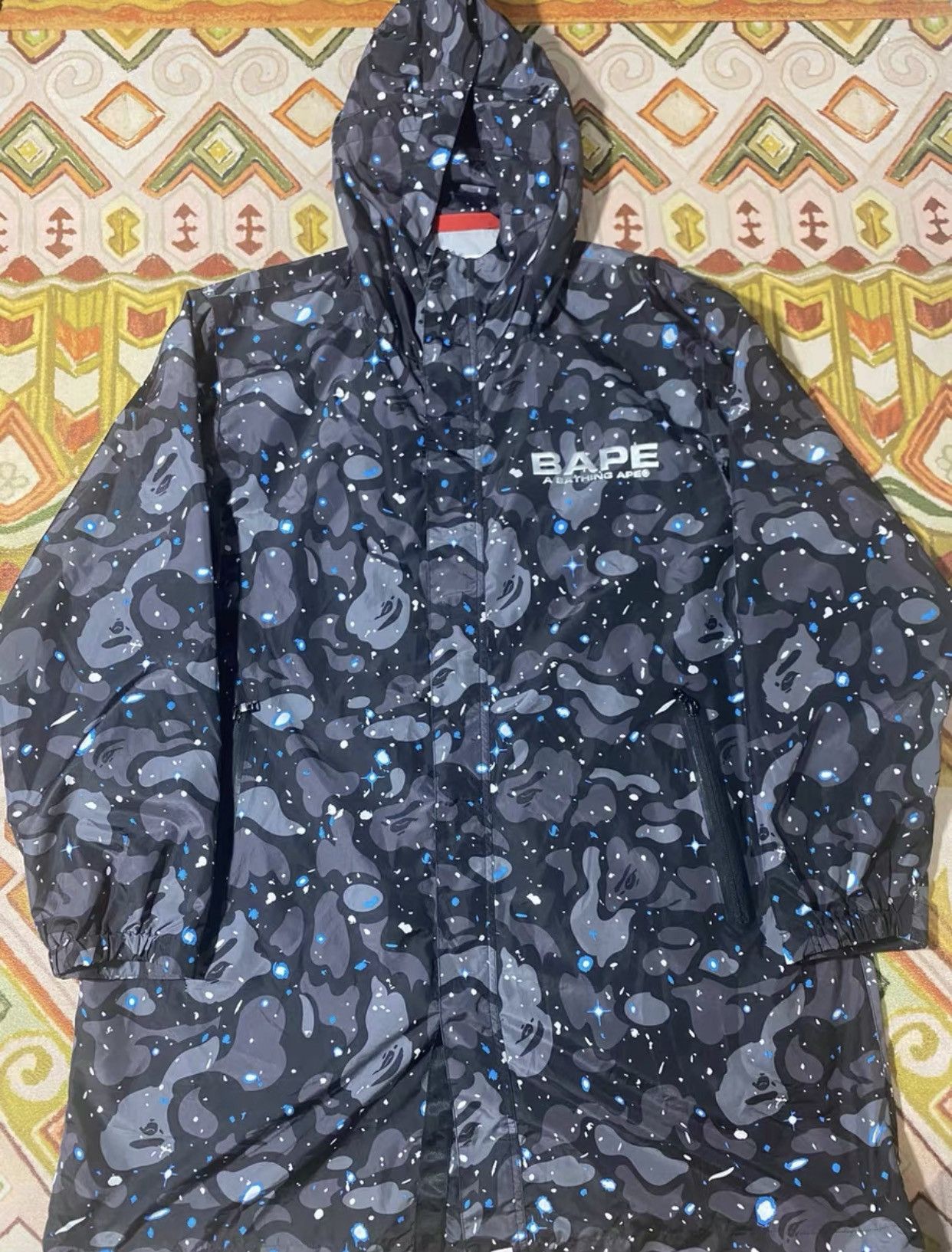 SPACE CAMO LONG HOODIE JACKET