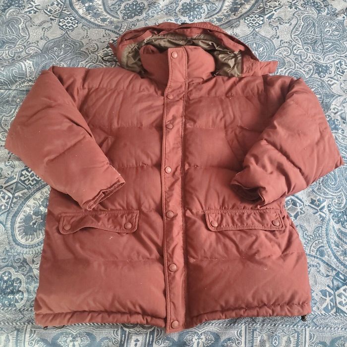 Vintage Cabelas Premier Northern Goose Down Winter Parka Hooded Jacket