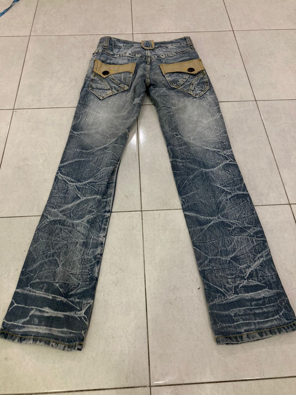 Hysteric Glamour RARE Skulls Blow By Blue Distress Denim Size US 28 / EU 44 - 1 Thumbnail