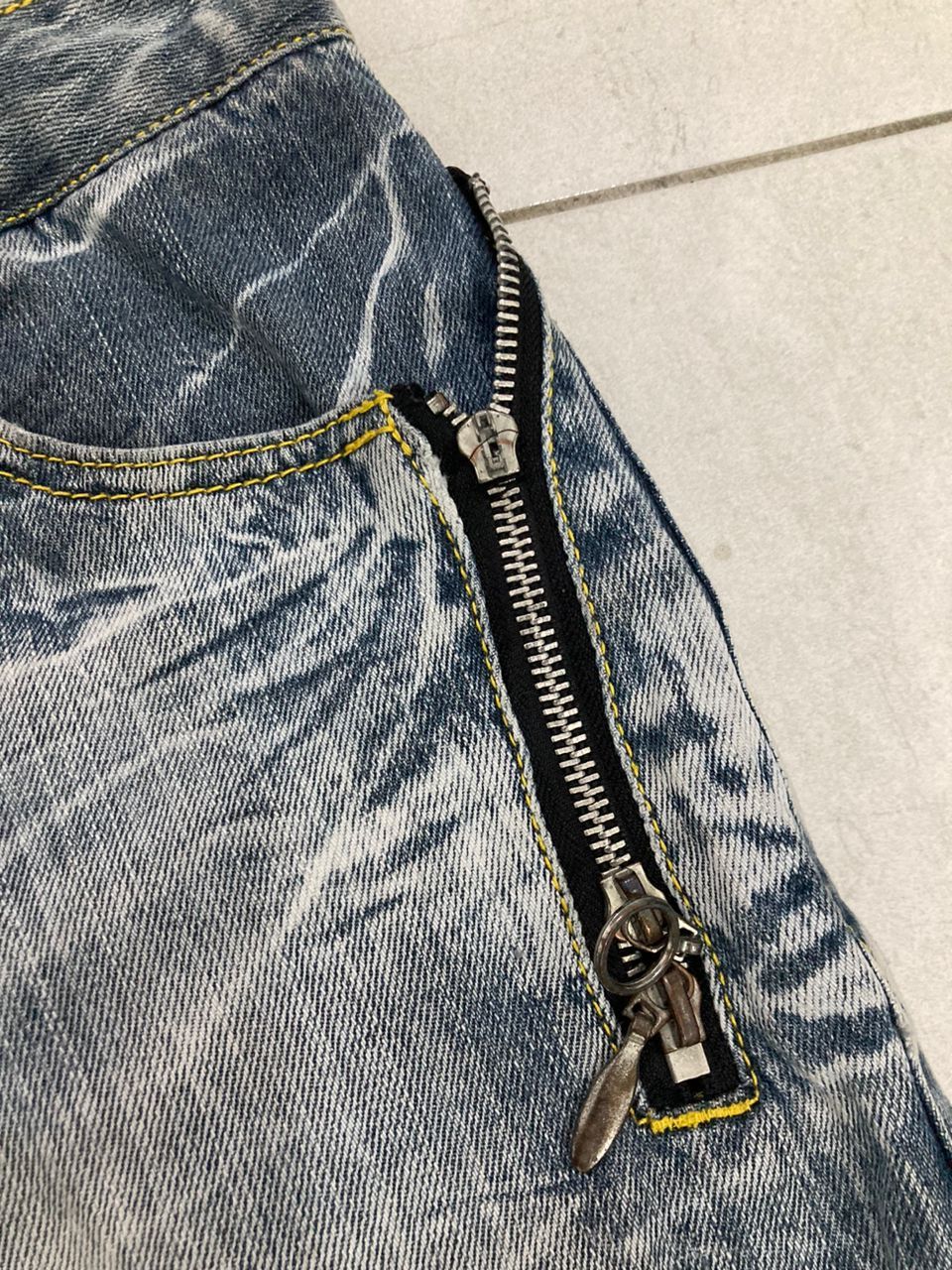 Hysteric Glamour RARE Skulls Blow By Blue Distress Denim Size US 28 / EU 44 - 12 Thumbnail