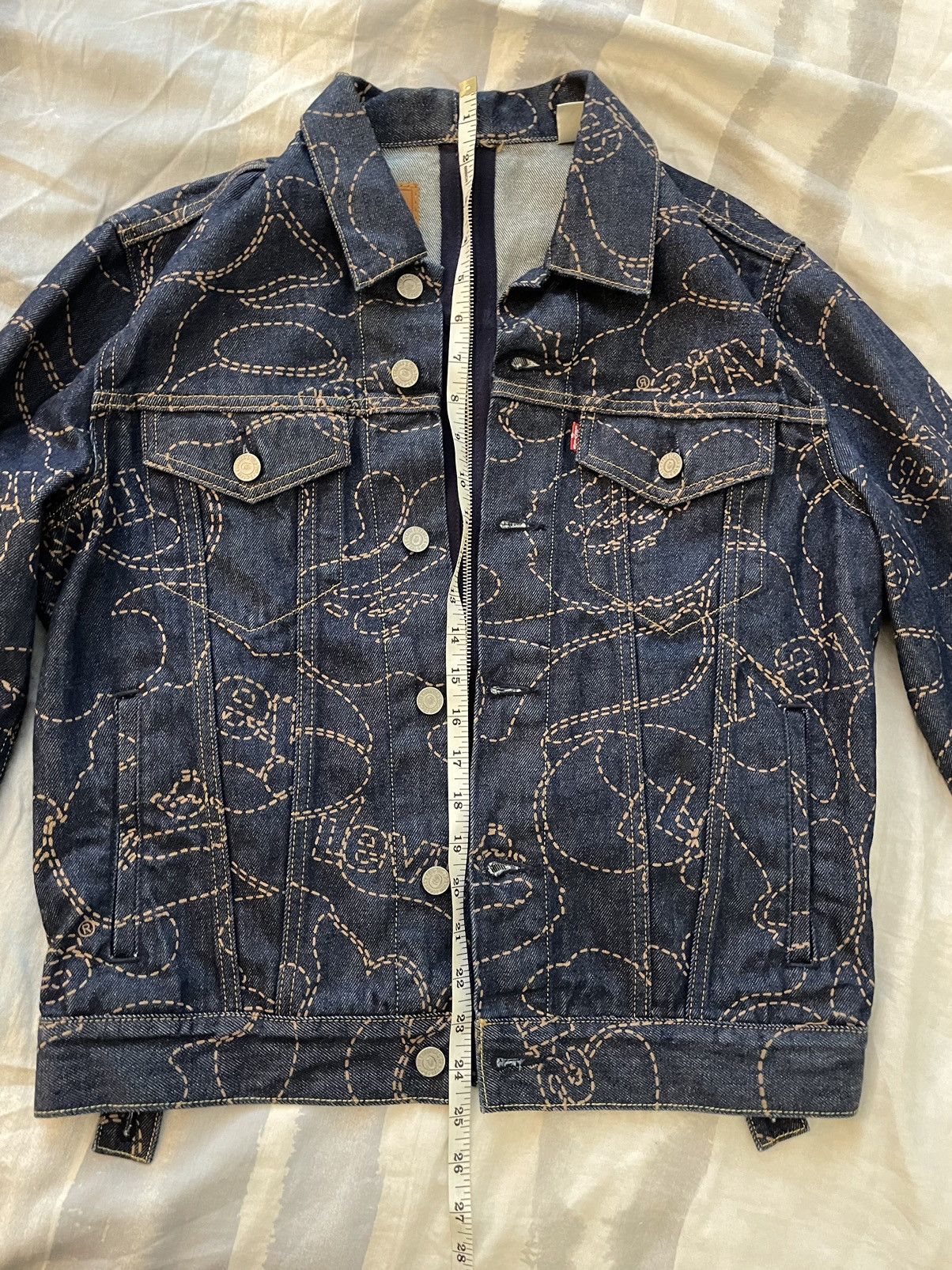 BAPE x Levi's SS21 Camo Trucker Jacket Cotton White Small | eBay