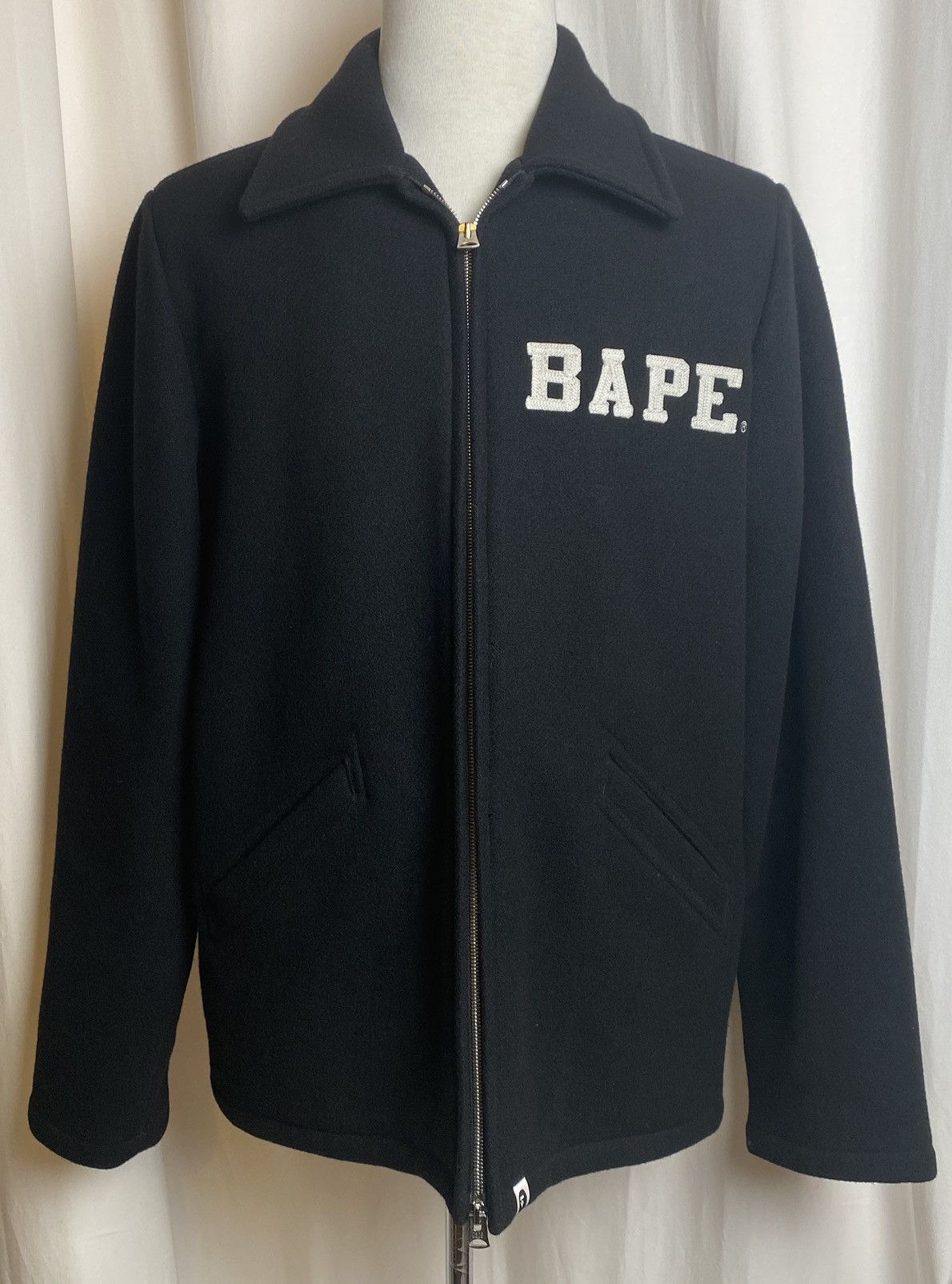 ほぼ未使用/90s/A BATHING APE/2WAY WOOL JACKET ほぼ未使用/90s/A BATHING APE/2WAY WOOL JACKET - メルカリ