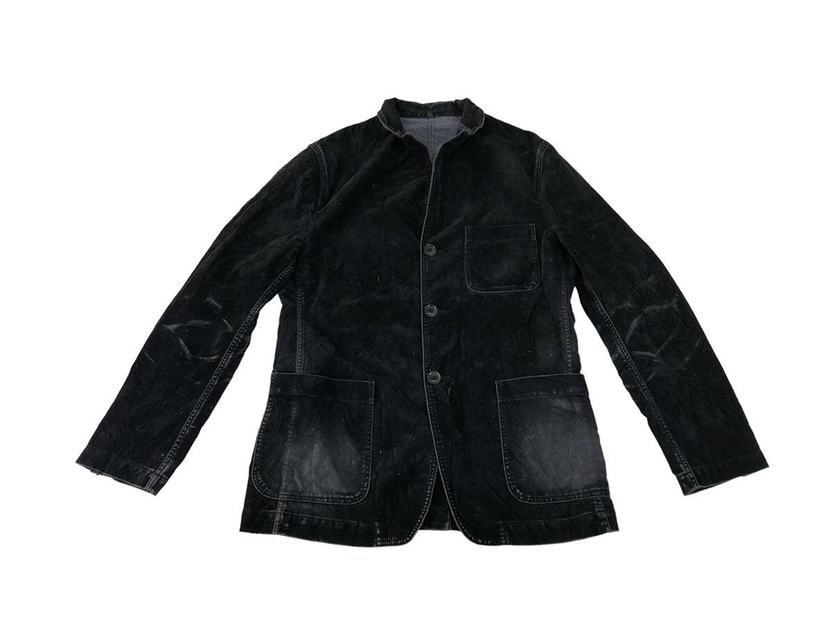 Hype Japanese Brand Tete Homme Multipocket Denim Jacket