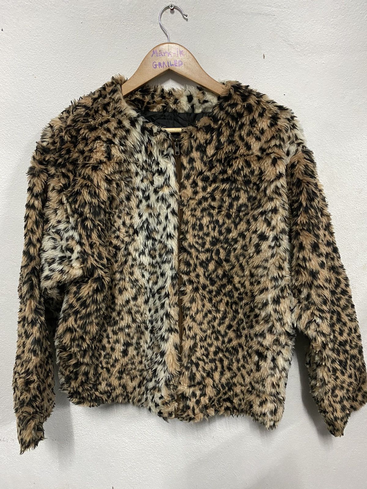 Japanese Brand Vence Exchange Leopard Jacket Animal Print Size L / US 10 / IT 46 - 3 Thumbnail