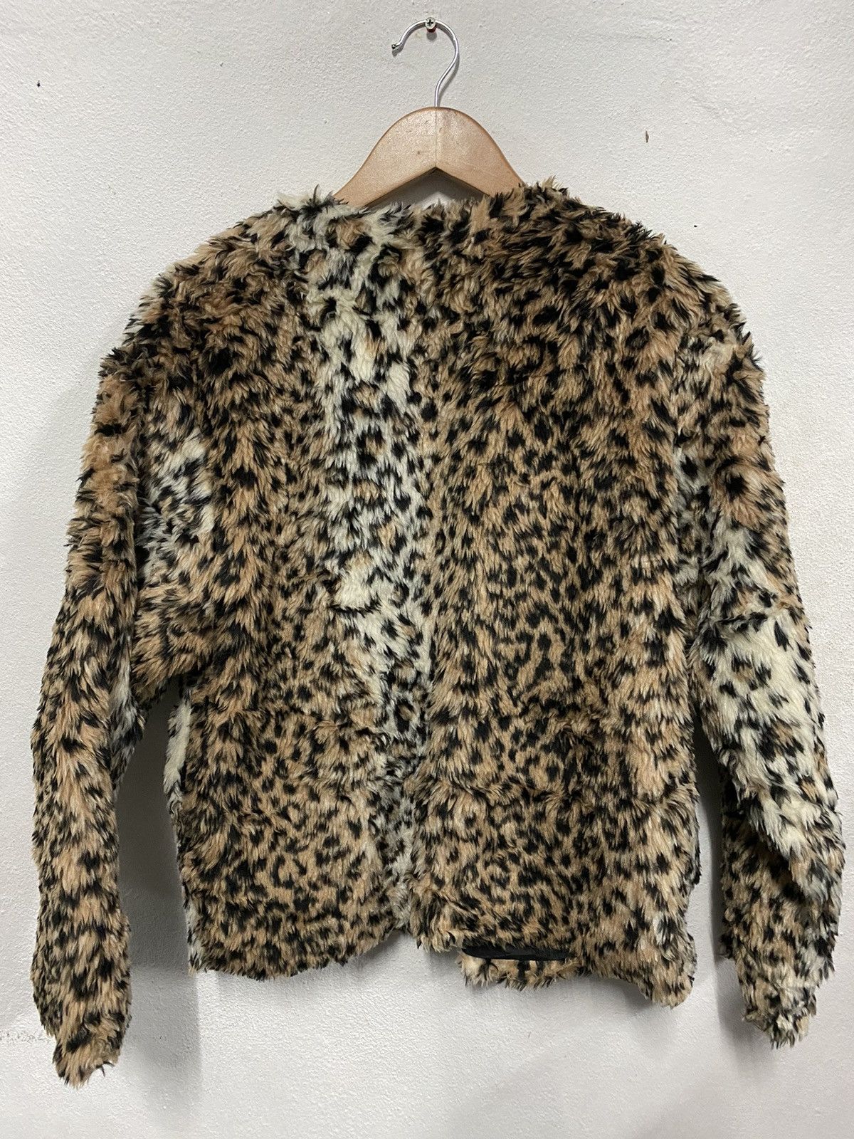Japanese Brand Vence Exchange Leopard Jacket Animal Print Size L / US 10 / IT 46 - 4 Thumbnail