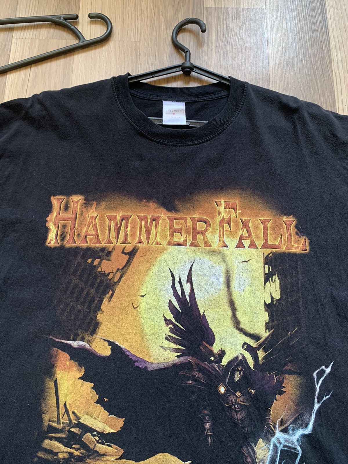 Band Tees Vintage Hammerfall No Sacrifice No Victory T-shirt Size US L / EU 52-54 / 3 - 9 Thumbnail