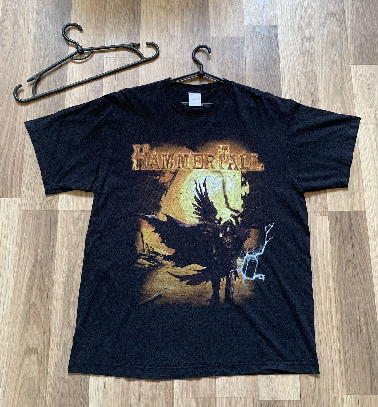 Band Tees Vintage Hammerfall No Sacrifice No Victory T-shirt Size US L / EU 52-54 / 3 - 1 Thumbnail