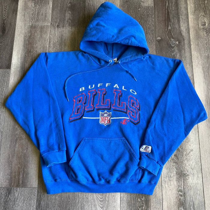 Vintage NFL (Logo Athletic) - Buffalo Bills Embroidered Crew Neck