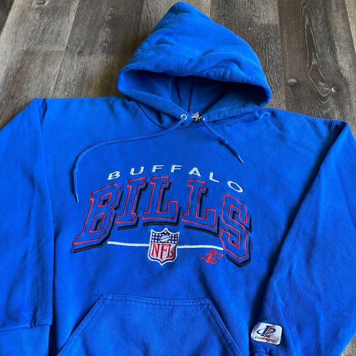 Vintage NFL (Logo Athletic) - Buffalo Bills Embroidered Crew Neck