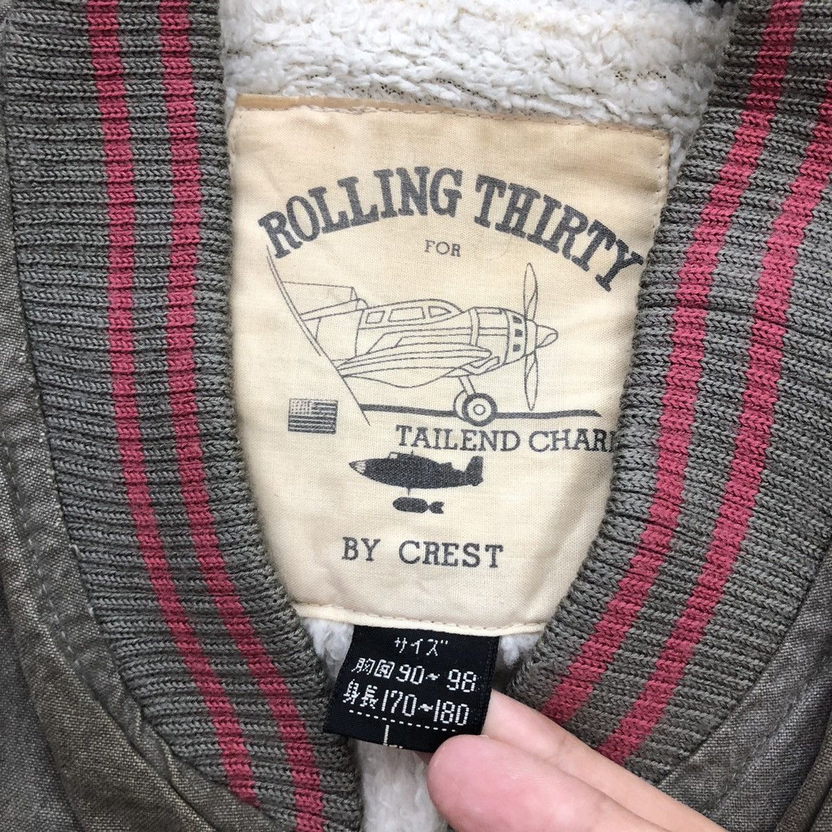 Vintage Vintage 90s Rolling Thirty For Tail End Charlie By Crest Size US L / EU 52-54 / 3 - 6 Thumbnail