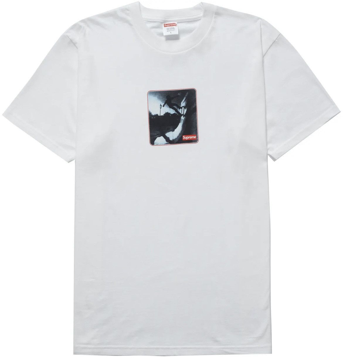 Image of Supreme Shadow Tee in White, Men's (Size Small)