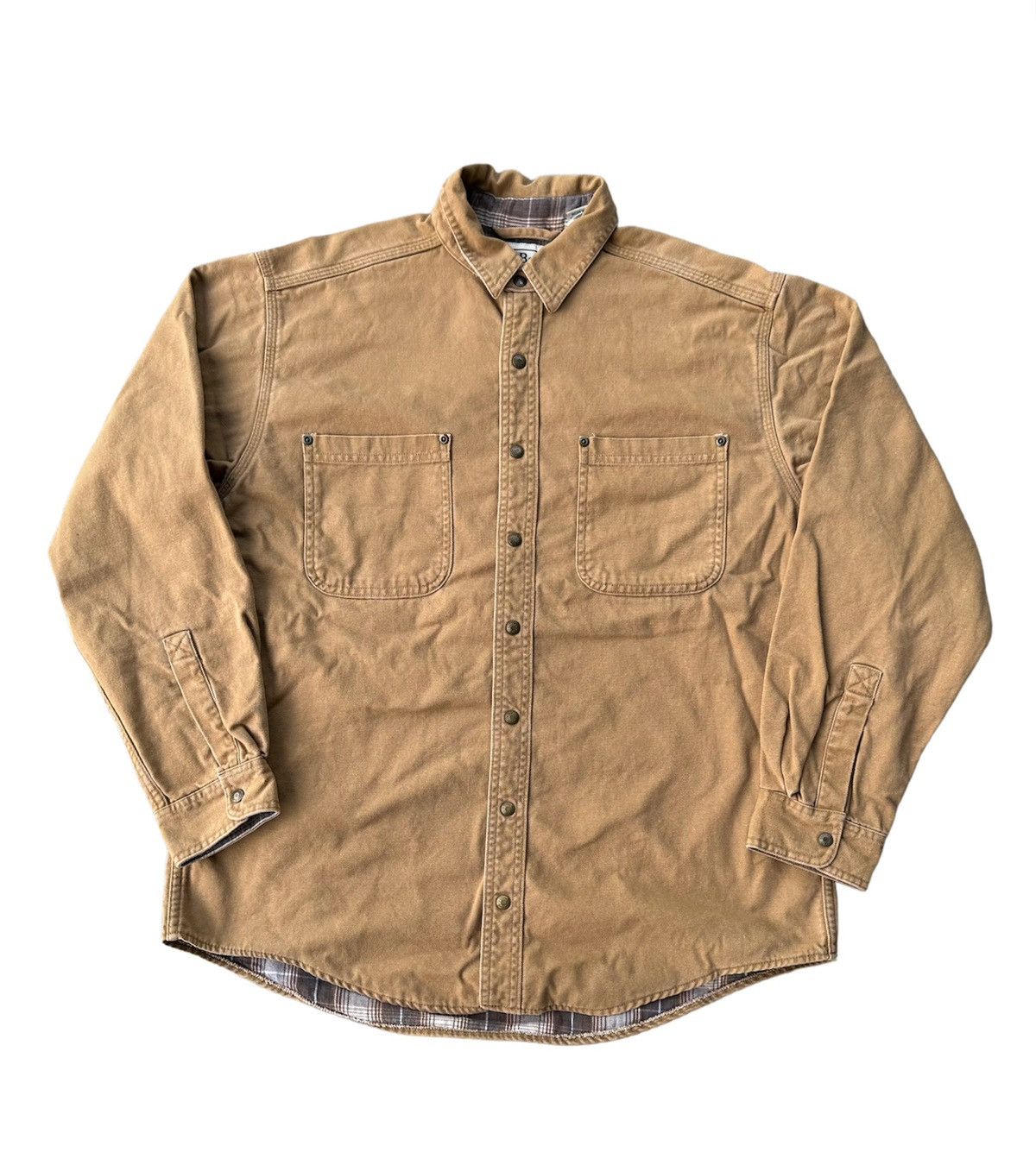 L.L. Bean LL bean heavy cotton snap button shirts Size US M / EU 48-50 / 2 - 1 Thumbnail