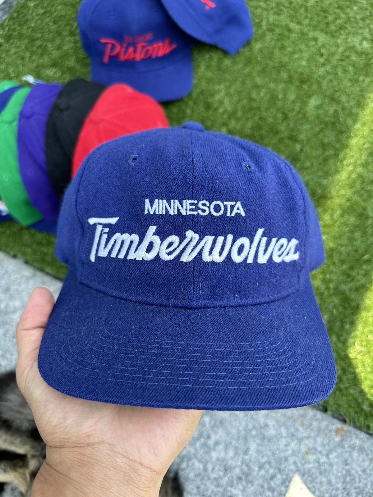 NBA × Sports Specialties × Vintage Vintage 90s timberwolves SportsSpecialties Singleline Script Size ONE SIZE - 1 Thumbnail